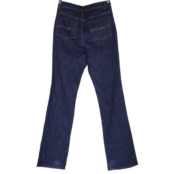 Battery Park Jeans New York & Co Women's Size 6 Tall Stretch Dark Wash Denim - Picture 4 of 11